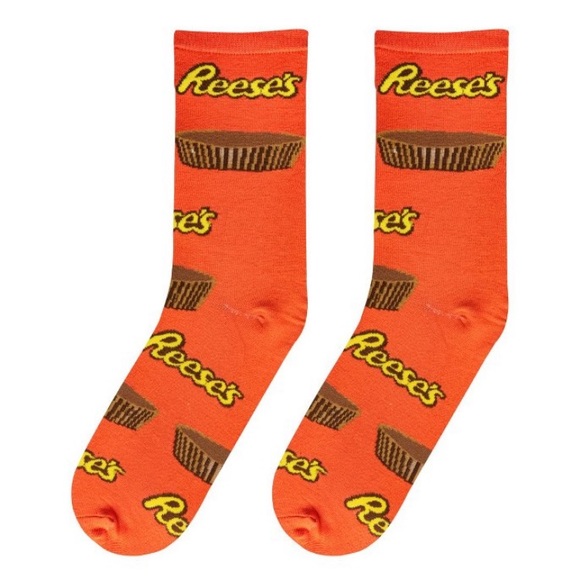 Men’s 6 Pack Candy Sweet Treats Junk Food Theme Crew Socks Set - Picture 6 of 11
